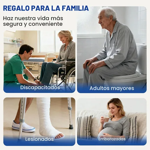 Vista 8 de DOZAWA - Rieles de seguridad para inodoro para personas mayores, barra de asistencia plegable resistente