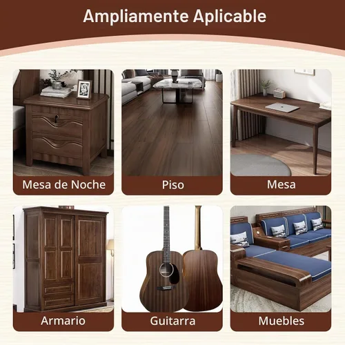Vista 6 de Boncart - Relleno de madera, masilla de madera de nogal de 32 onzas 32OZ Nogal