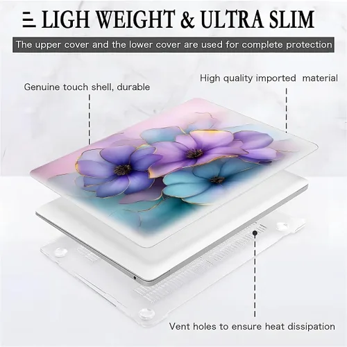 Vista 120 de Funda para computadora MacBook Pro de 13 pulgadas, modelo A1425/A1502, modelo A1425/A1502, diseño de primera calidad, funda rígida para laptop 3D 3D