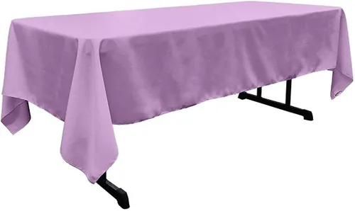 Vista 74 de New Creations Fabric & Foam Inc - Mantel rectangular de popelina de poliéster de 60 pulgadas de ancho por 120 pulgadas de largo. (Avocado)