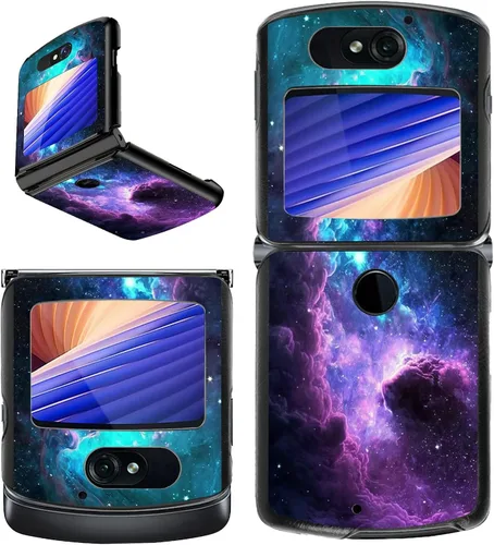 Vista 20 de Rossy Funda para Motorola RAZR 5G, para Moto RAZR 5G, funda delgada y ligera de policarbonato duro a prueba de golpes para Motorola Moto RAZR 5G