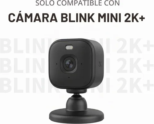 Vista 2 de Blink Mini 2K - Soporte de pared adhesivo para cámara, fuerte adhesivo duradero, soporte de montaje para cámara Blink Mini interior, sin taladros