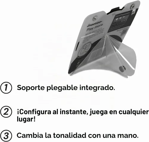 Vista 6 de Herramienta de Rueda del Círculo de Quintas con Soporte Integrado - Herramienta de Aprendizaje Musical para el Regreso a Clases - Decodificador