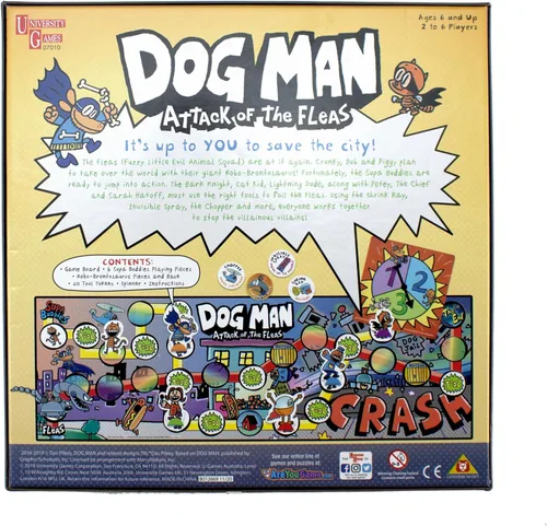 Vista 9 de University Games Dog Man: El ataque de las pulgas juego (UG-07010)