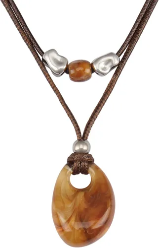 Vista 60 de Collares bohemios para mujer, colgante largo de madera, collar vintage, collar de cadena de suéter, joyería hecha a mano Collar de cuentas