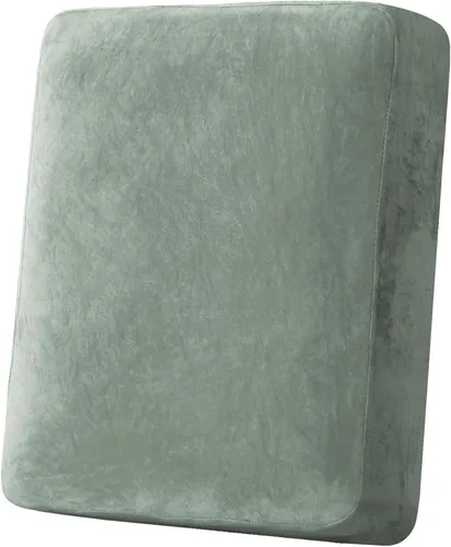 Vista 117 de H.VERSAILTEX Funda de cojín elástica de terciopelo para sofá, funda de cojín de felpa para cojines de silla, protector de muebles, cojín de asiento