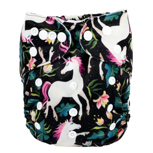Vista 3 de Pañal de bolsillo para bebé, reutilizable, lavable, 8 libras a 36 libras (flecha)