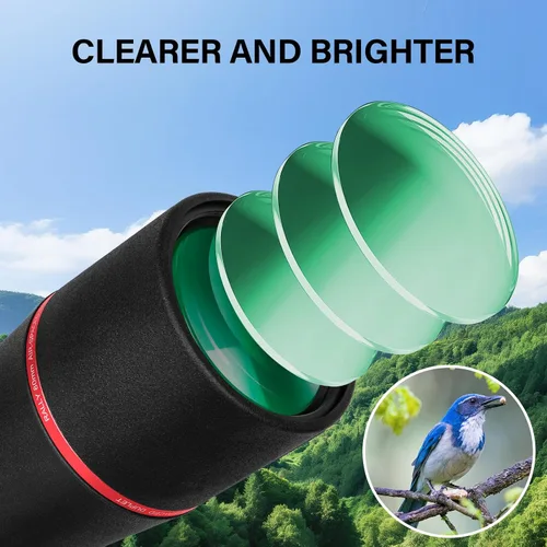 Vista 3 de [Usado] 25–75x80 HD Spotting Scope for Bird Watching & Target Shooting, BAK4 Prism Angled Spotter Scope with Tripod & iPhone Adapter, Waterproof