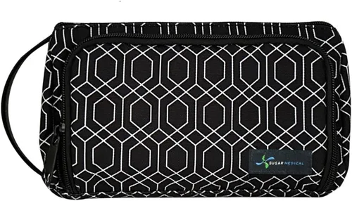 Vista 10 de Sugar Medical Bolsa aislante para insulina con organizador de bolígrafos de diabetes – Bolsa de viaje para diabéticos para bolígrafos de insulina