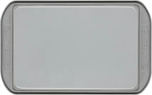 Vista 10 de Farberware Moldes antiadherentes para hornear, molde antiadherente para tartas, rectangular, 9 x 13 pulgadas, color gris, (paquete de 6)