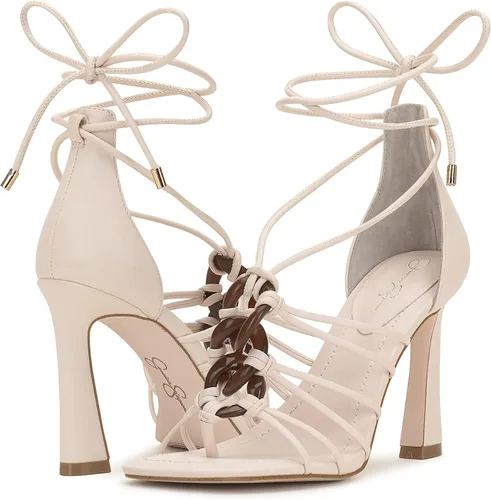 Vista 8 de Jessica Simpson Sandalias Achaia con tiras y punta cuadrada para mujer