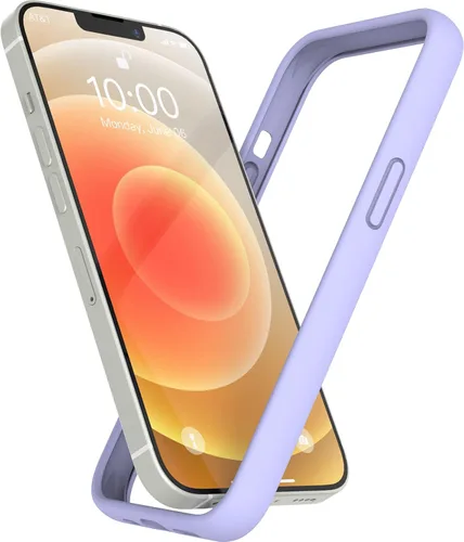 Vista 11 de Funda de silicona líquida para iPhone 12/12 Pro de 6.1 pulgadas, color negro [Absorción de golpes] [Protección de borde elevado]