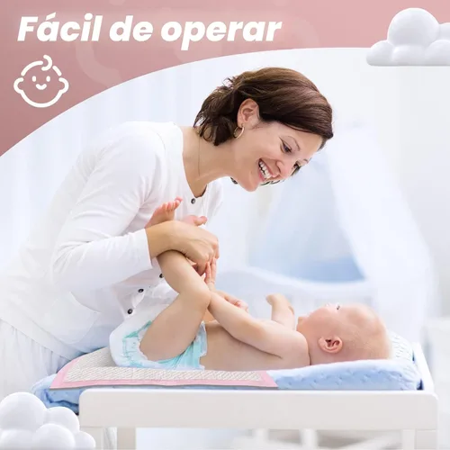 Vista 3 de 80 unidades de almohadillas desechables para cambiar pañales de bebé, 45.72 cm x 45.72 cm rosa – súper absorbentes, a prueba de fugas, de secado