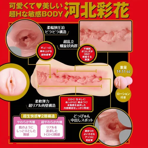 Vista 3 de EXE Japonés Real Hole AYAKA KAWAKITA en embalaje discreto masturbador masculino Onahole