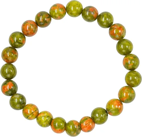 Vista 637 de Amazing Gemstone Crystal Bracelet for Women Men's Gifts - Protection Healing Crystal Bracelet - 8mm Gemstone Beaded Stretchable Bracelet Pulseras