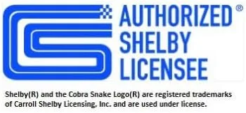 Vista 3 de ZIC Motorsports Shelby Cobra GT350 - Emblema plateado de metal resistente