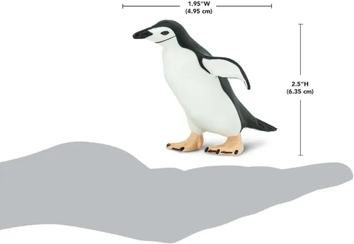 Vista 3 de Safari Ltd. Figura de pingüino Chinstrap – Figura de modelo realista de 2.93 pulgadas – Juguete educativo para niños, niñas y niños a partir de 3