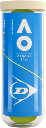 Vista 2 de Dunlop Pelota de tenis Abierto de Australia - para arcilla, cancha dura y hierba