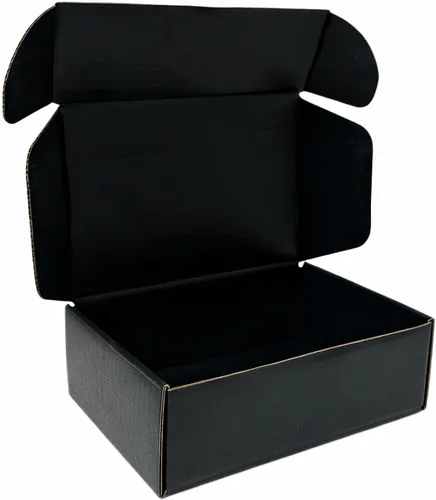 Vista 10 de Juego de 2 cajas de envío de 9 x 6 x 2 pulgadas, cajas de cartón corrugado blanco para publicidad