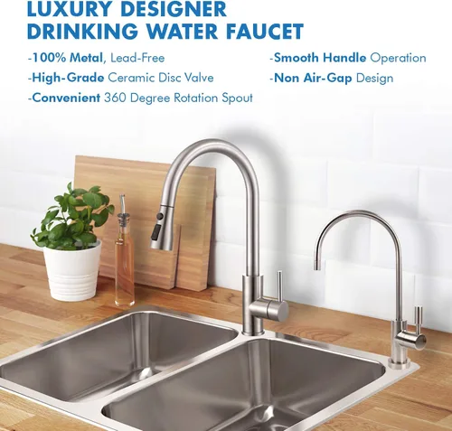 Vista 2 de APEC Llave para cocina, de diseño, FAUCET-CD-NP