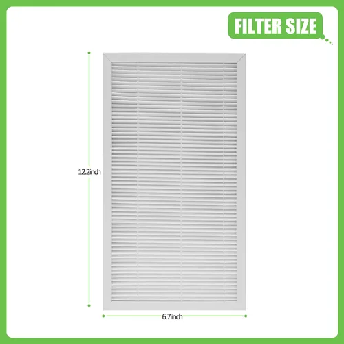 Vista 6 de Filtro F1 para reducción de alérgenos, filtro de repuesto compatible con purificador de aire Filtrete C01 T02 FAP-C01-F1 y FAP-T02-F1, paquete de 2