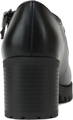 Vista 2 de Soda "Boxer" - Zapatos Mary Jane con punta redonda y tacón grueso con correa ajustable