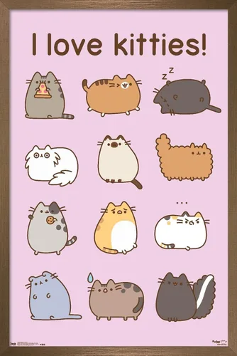 Vista 10 de Trends International Pusheen - Póster de pared de gatitos, 22.375 x 34 pulgadas, versión premium sin marco