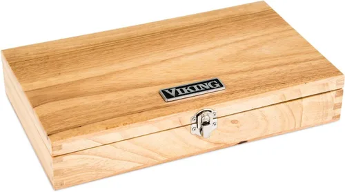 Vista 7 de Viking Juego de cuchillos para carne de 6 piezas con caja Negro