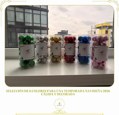 Vista 11 de Paramexview® Juego de 24 bolas de Navidad, 40mm/1.57", bolas colgantes para árbol de Navidad inastillables, decoración con gancho precolocado Azul
