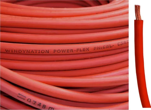 Vista 26 de WNI - Cable de cobre para soldar baterías calibre 1/0, 10 pies, color negro, 10 pies color rojo, AWG, ultra flexible, fabricado en los Estados