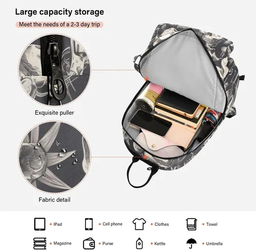 Vista 6 de Bolsa deportiva de bádminton para tenis, ligera, color blanco y negro, vaquero, bolsa deportiva de pickleball para mujeres y hombres, raquetas