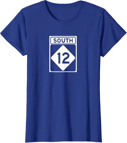 Vista 81 de Highway 12 South NC Outer Banks North Carolina Hwy - Camiseta, Negro, S