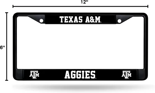 Vista 8 de Rico Industries NCAA Tide - Marco de matrícula negro primario