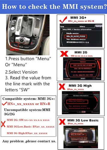 Vista 3 de AMI - Adaptador de audio Bluetooth para Audi MDI MMI 3G, adaptador de cable de interfaz de audio inalámbrico para VW Audi A3 A4 A7 R7 S5 Q7 A6L A8L