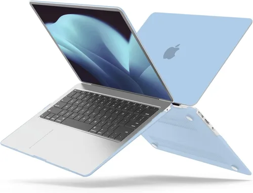 Vista 7 de B BELK Funda compatible con MacBook Air de 13 pulgadas modelo A1466 A1369 versión 2010-2017, carcasa rígida de plástico mate para laptop + cubierta