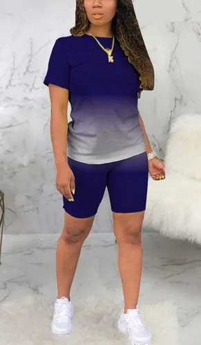Vista 5 de Conjunto de dos piezas para mujer, casual, camiseta sólida, sudadera deportiva y yoga