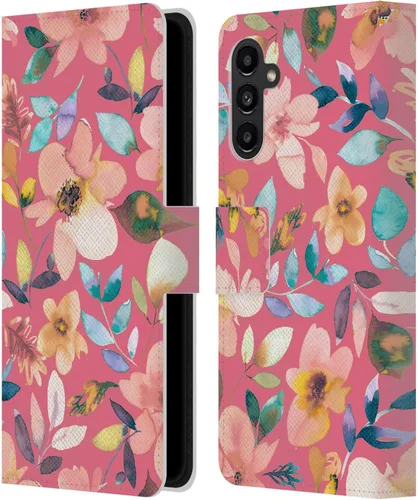 Vista 24 de Head Case Designs Officially Licensed Ninola Butterfly Nature Spring Floral Leather Wallet Case Compatible with Samsung Galaxy A07 4G