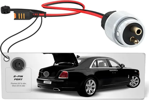 Vista 11 de Adaptador JMR para Rolls Royce Ghost Phantom compatible con CTEK (puerto de 2 pines, con indicador) Compatible with CTEK, Ghost Phantom