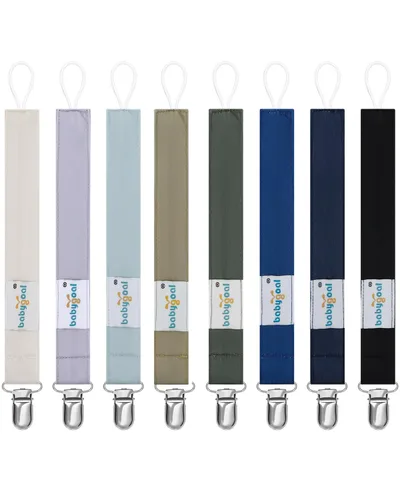 Vista 16 de Babygoal 6PBM05-HZ Juego de 6 prendedores para chupón para niños y niñas, se adaptan a la mayoría de los estilos de chupones y juguetes de dentición