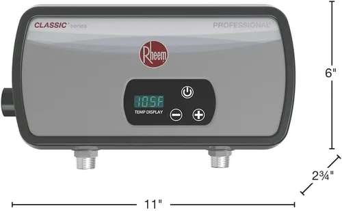 Vista 5 de Calentador de agua eléctrico sin tanque termostático de punto de uso Rheem 3.5kW - 120V