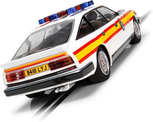Vista 4 de Scalextric Rover SD1 1980's Sussex Police Car Livery 1:32 Slot Race Car C4342