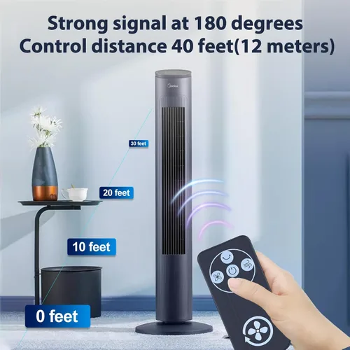 Vista 3 de Nuevo ventilador de repuesto de control remoto para Cascade MK-TF0001 40" y Sunter 40" ventilador de torre