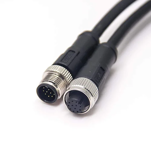Vista 15 de Elecbee Conector M12 5 Pin A-Code Hembra a Hembra Cable terminado doble 1M/3.3ft