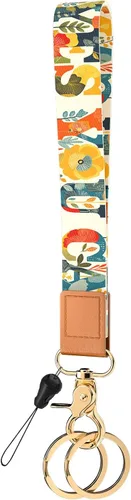 Vista 35 de Llavero de pulsera para mujeres y hombres, soporte para llavero, cordón de muñeca para llaves Animal