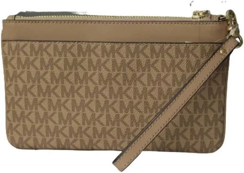 Vista 2 de Michael Kors Jet Set Charm - Pulsera mediana con cremallera superior CAMEL Camel