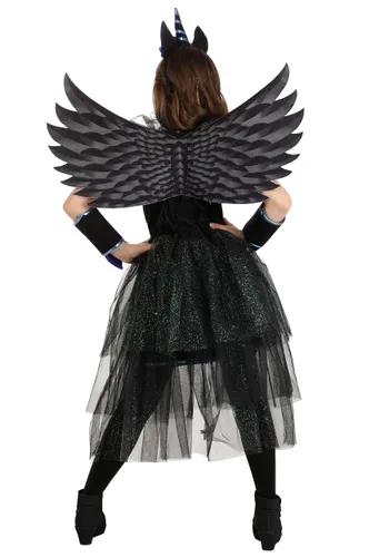Vista 2 de Disfraz de Unicornio Oscuro para Niños Multicolor