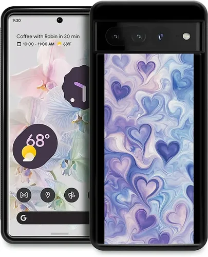 Vista 278 de Compatible con Google Pixel 4A 5G Mobile Case Creative Acrylic Back Panel Silicona Edge Case Slim Protección Especialmente para Google Pixel 4A 5G