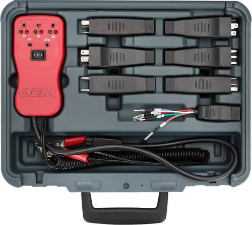 Vista 2 de OEMTOOLS 27211 Comprobador de Circuito de Relé, Comprobador de Relé Automotriz, Kit de Interruptor de Bypass de Relé, Comprobador de Relé Automotriz