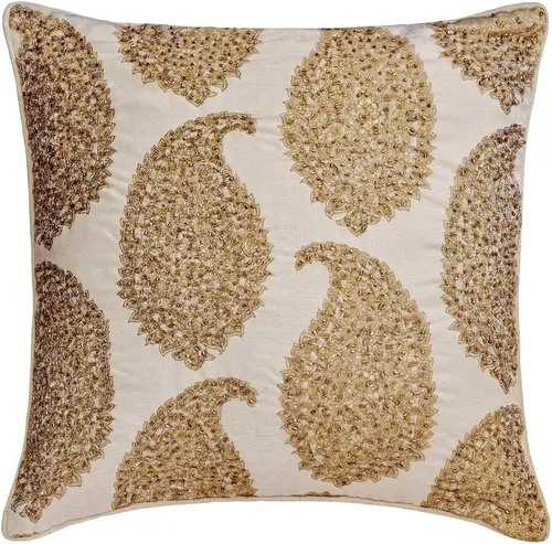 Vista 30 de The HomeCentric Funda de almohada color crema para sofá, funda de almohada moderna de 12 x 12 pulgadas, funda de almohada cuadrada de satén, funda