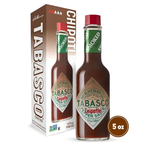 Vista 3 de TABASCO® Brand Chipotle - Salsa de pimienta, 5 onzas (paquete de 12)